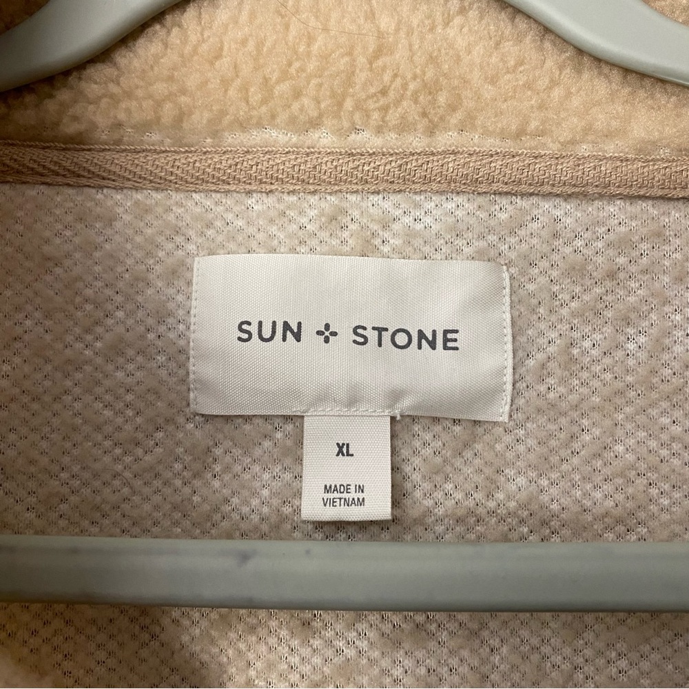 Sun + Stone Sherpa tracksuit set - Tan - Picture 4 of 11